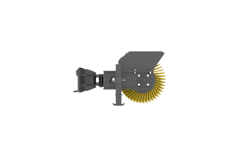 将图像加载到画廊查看器中,44" Mini Skid Steer Hydraulic Rotary Angle Broom Sweeper