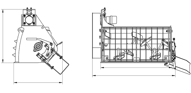 将图像加载到画廊查看器中,Self Loading Mini Skid Steer Loader Cement Concrete Mixer Bucket bobcat MS-CMB