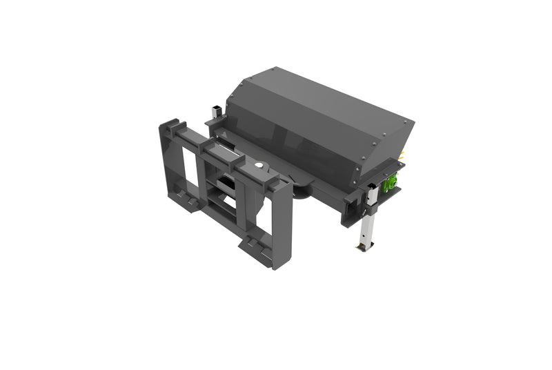 将图像加载到画廊查看器中,44" Compact Skid Steer Hydraulic Rotary Angle Broom Sweeper