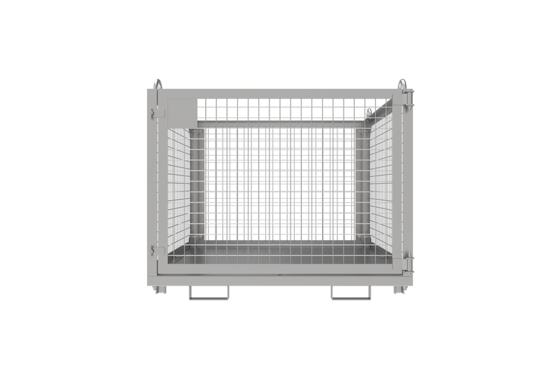 ギャラリービューアに画像をロードする, Forklift Foldable Storage Crane Goods Cage