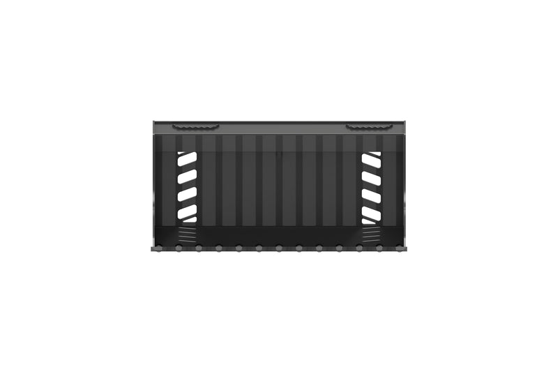 将图像加载到画廊查看器中,Mini Skid Steer Extreme Duty Round Bar Rod Rock Bucket MS-RRB