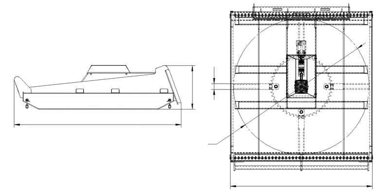 ギャラリービューアに画像をロードする, Brush Cutter Of Skid Steer Loader Equipment, High Flow Brush Mower Attachment, Lawn Mowers