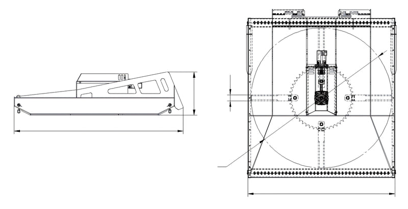 将图像加载到画廊查看器中,OEM and Customize Heavy Duty Industrial Grade High Flow Skid Steer Brush Mover