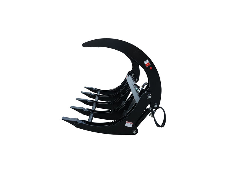 将图像加载到画廊查看器中,72" wide Extreme Duty Root Rake Grapple for Skid Steer