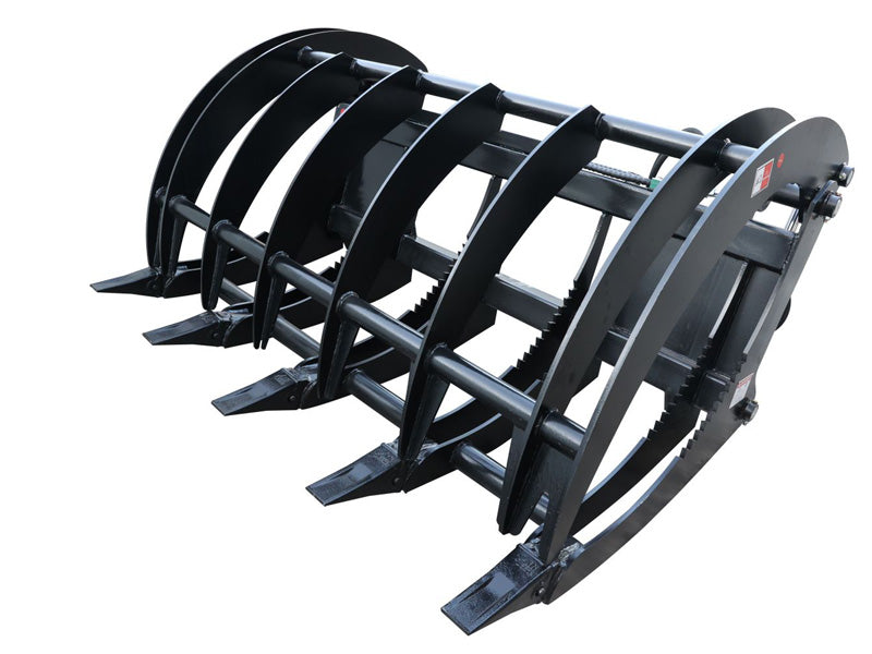 将图像加载到画廊查看器中,72" wide Extreme Duty Root Rake Grapple for Skid Steer
