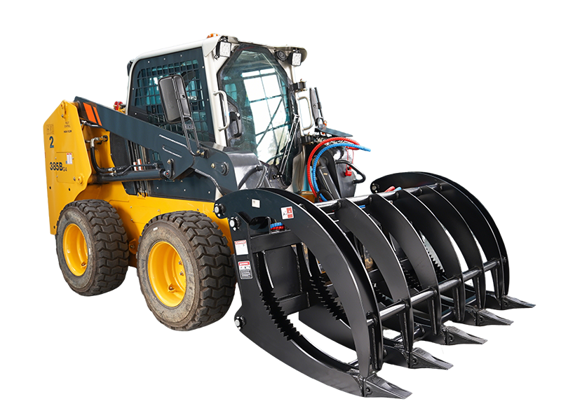 将图像加载到画廊查看器中,72" wide Extreme Duty Root Rake Grapple for Skid Steer
