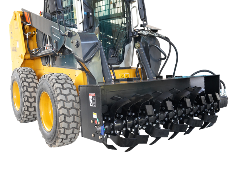 将图像加载到画廊查看器中,72" Skid Steer Loader Roto Tiller Hydraulic Rotary Garden Tiller S-GT1830