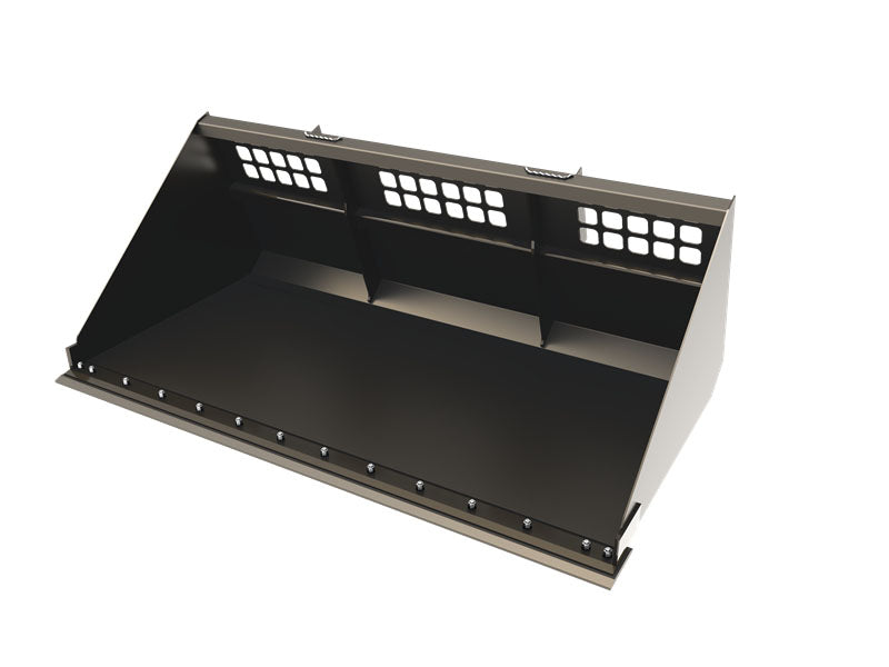 将图像加载到画廊查看器中,Heavy Duty Skid Steer Snow/Mulch Bucket