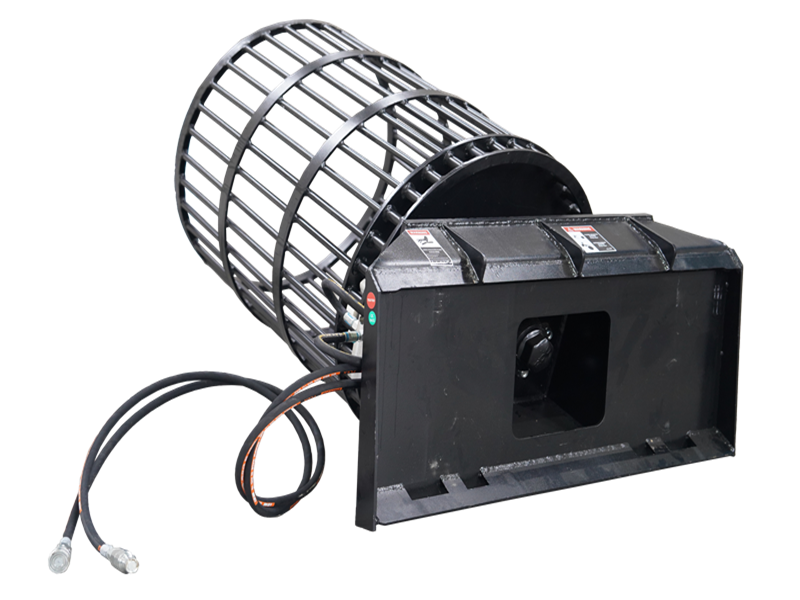 将图像加载到画廊查看器中,Skid Steer Rotary Rock Picker Attachment