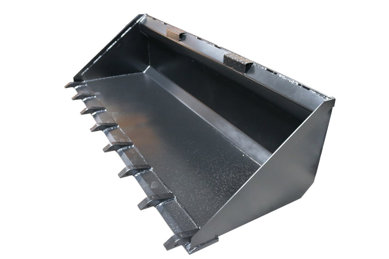 Carregue imagem no visualizador da galeriaHeavy Duty High Capacity Tooth Bucket Skid Steer Loader Quick Attach