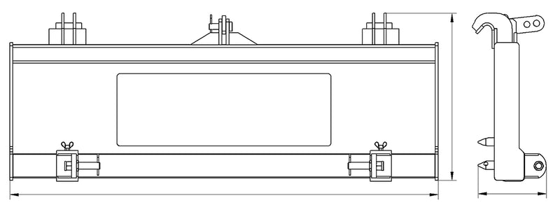 Załaduj obraz do przeglądarki galerii, Adapter John Deere to 3 Point