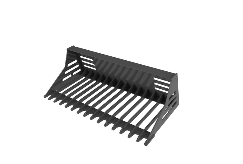 Indlæs billede i Gallery Viewer, Mini Skid Steer Loader Rock Bucket MS-PRB
