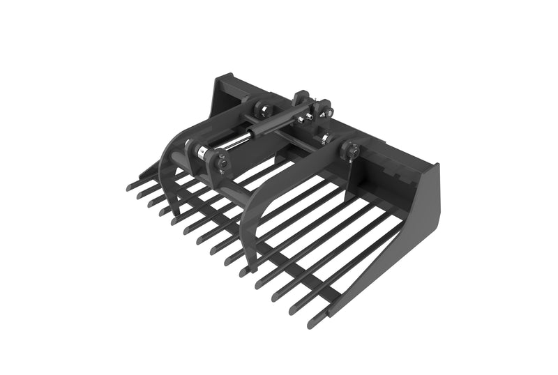 Indlæs billede i Gallery Viewer, Mini Skid Steer Rod Rock Grapple Bucket
