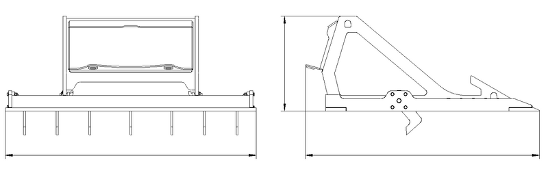 将图像加载到画廊查看器中，Mini Skid Steer Leveling Bar
