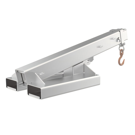 Fixed Tilt Forklift Lifting Jib Extents to 2.36m Height