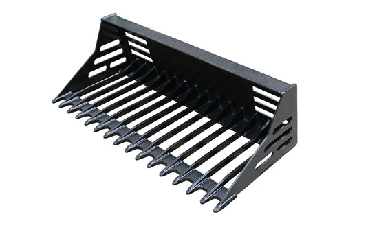 Avant Loader Rock Bucket, Rake Buckets W-PRB