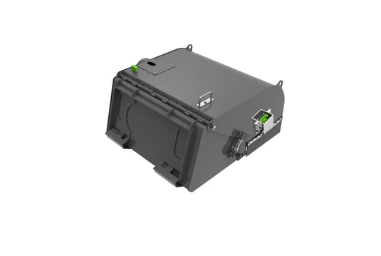 44" Compact Skid Steer Hydraulic Pickup Box Broom Sweeper