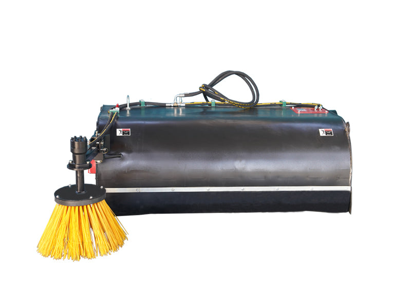 Load image into Gallery viewer, Compact Skid Steer Box Broom with Side Brush
