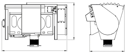 Self Loading Compact Skid Steer Loader Cement Concrete Mixer