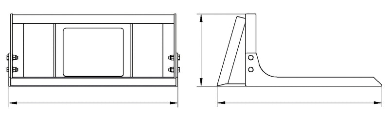 Carregue imagem no visualizador da galeriaCompact Skid Steer Loader Leveling Bar
