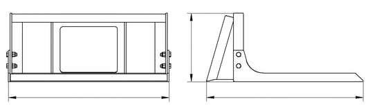 Compact Skid Steer Loader Leveling Bar