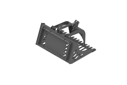 Compact Skid Steer Rod Rock Grapple Bucket