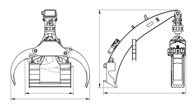 갤러리 뷰어에 이미지 로드, Compact Loader Log Grapple
