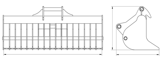 Standard Rake Bucket