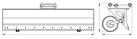 Excavator Snow Plough