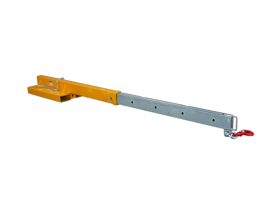 4.5T Extendable Forklift Jib, Fork Mounted Jibs & Lifting Beams