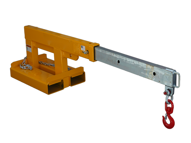 将图像加载到画廊查看器中，Telescopic Forklift Jib Attachment Fixed Jib Short 2500Kg SWL

