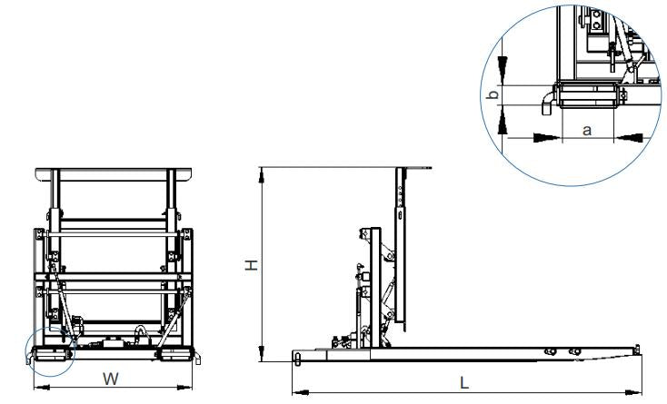 Carregue imagem no visualizador da galeriaForklift Hydraulic Bin Tipping, Forward Bin Tipper
