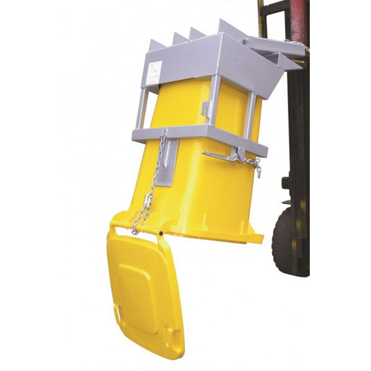 Forklift Wheelie Bin Tipper for 240 Litre Plastic Wheelie Bins