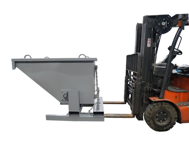 将图像加载到画廊查看器中，Tipping Bin Attachment, Roll Over Forklift Bin F-ROB9
