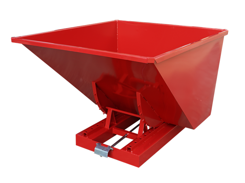 将图像加载到画廊查看器中，Heavy Duty Steel Self-Dumping Hoppers, Tipping Bin
