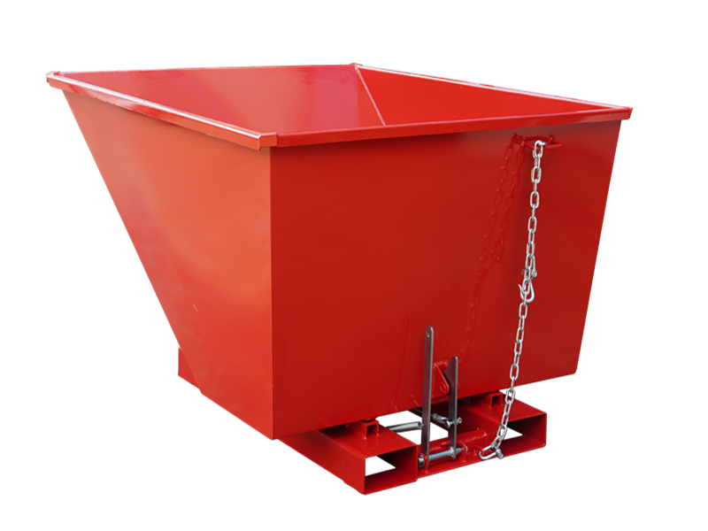 将图像加载到画廊查看器中，Heavy Duty Steel Self-Dumping Hoppers, Tipping Bin
