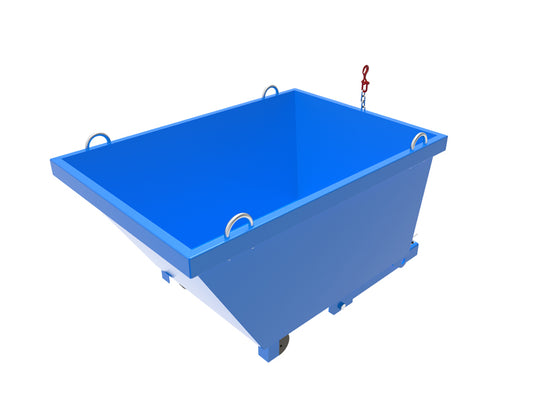 Forklift Tip-Up Bin, Self Dumping Bins