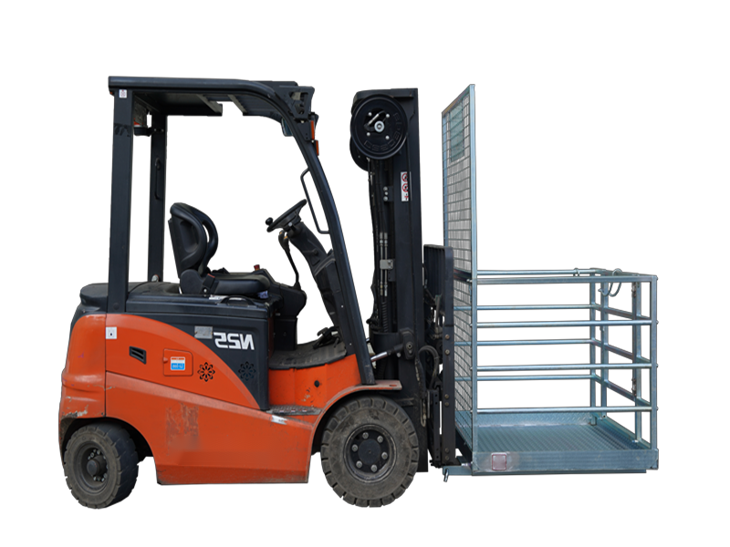 ギャラリービューアに画像をロードする, Galvanized Finished Forklift Safety Cage &amp; Work Platform
