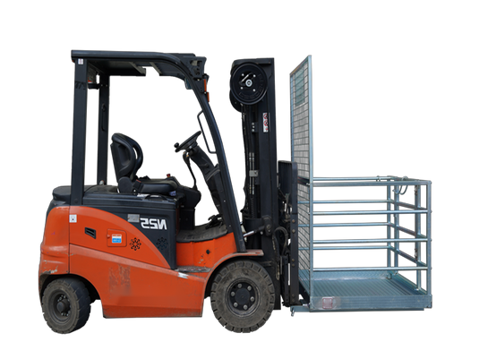 Galvanized Finished Forklift Safety Cage & Work Platform
