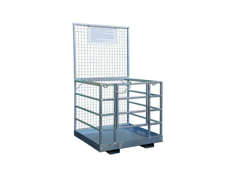 ギャラリービューアに画像をロードする, Galvanized Finished Forklift Safety Cage &amp; Work Platform
