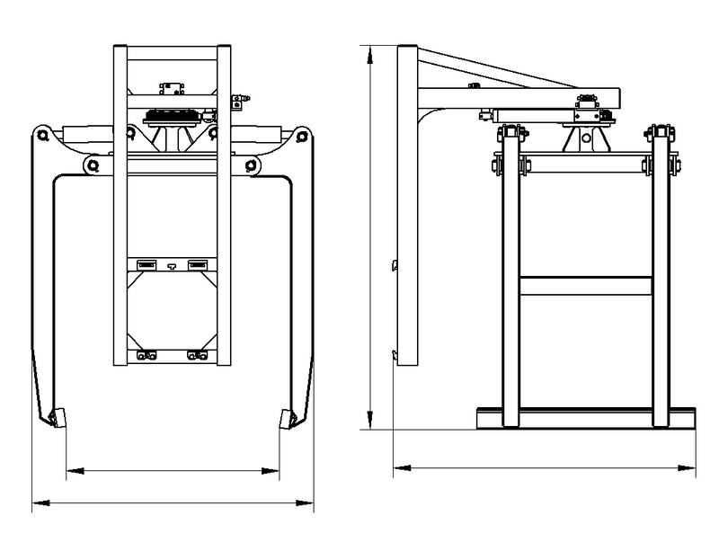 Indlæs billede i Gallery Viewer, Hydraulic Brick &amp; Block Clamp Attachment
