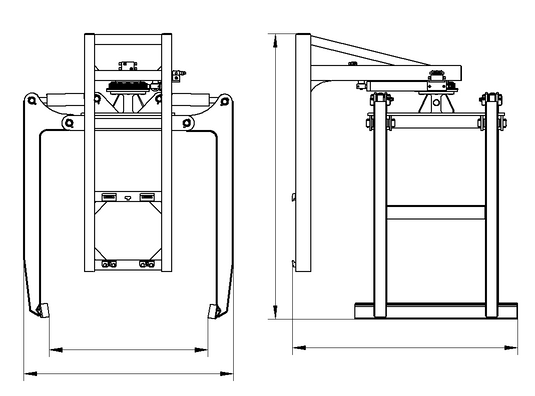 Hydraulic Brick & Block Clamp Attachment