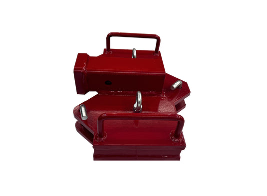 Forklift Hitch And Receiver for Dual Forks