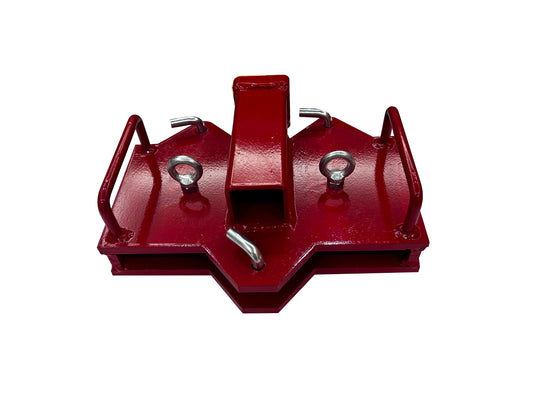 Forklift Hitch And Receiver for Dual Forks