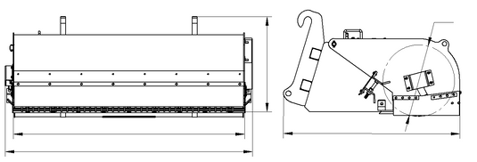 Hydraulic Pick Up Broom – All-in-One Sweep, Collect & Dump Attachment for Construction & Municipal Use