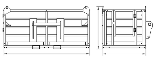Heavy-Duty Aerial Work Safety Cage