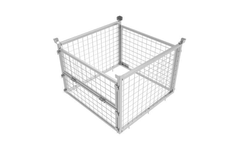 Indlæs billede i Gallery Viewer, Industrial Warehouse Storage Steel Stackable Stillage Pallet Cage
