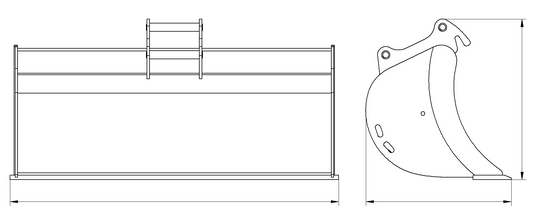 Ditch Cleaning Bucket