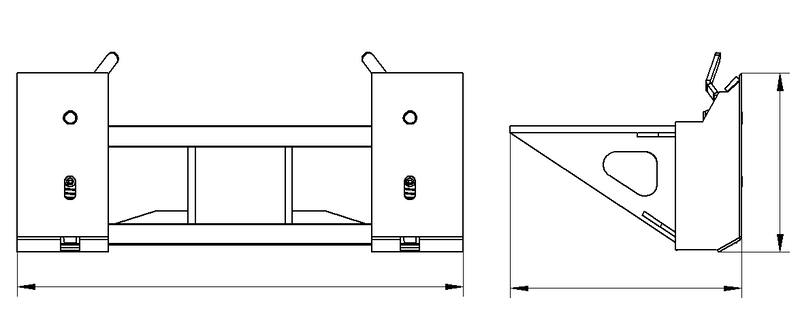 Load image into Gallery viewer, Adapter Excavator to Skid Steer
