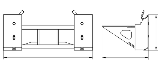 Adapter Excavator to Skid Steer